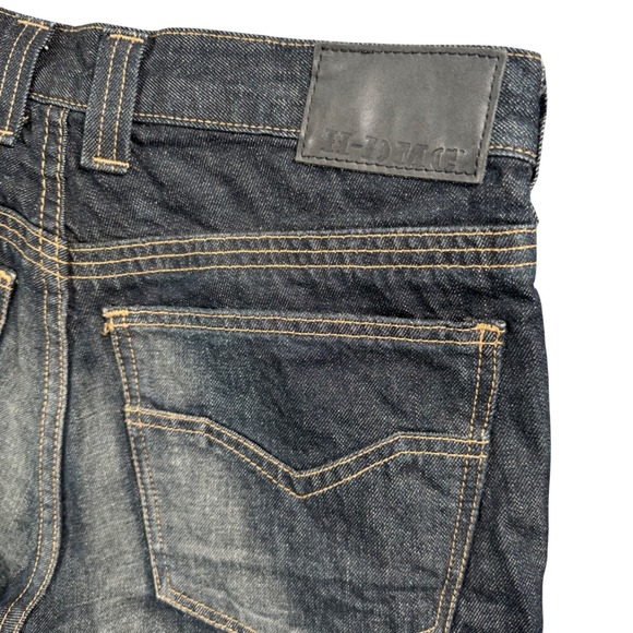 Harley Davidson Y2K Biker Moto Jean Dark Wash Straight Leg Denim Americana 30x30 - Picture 6 of 16